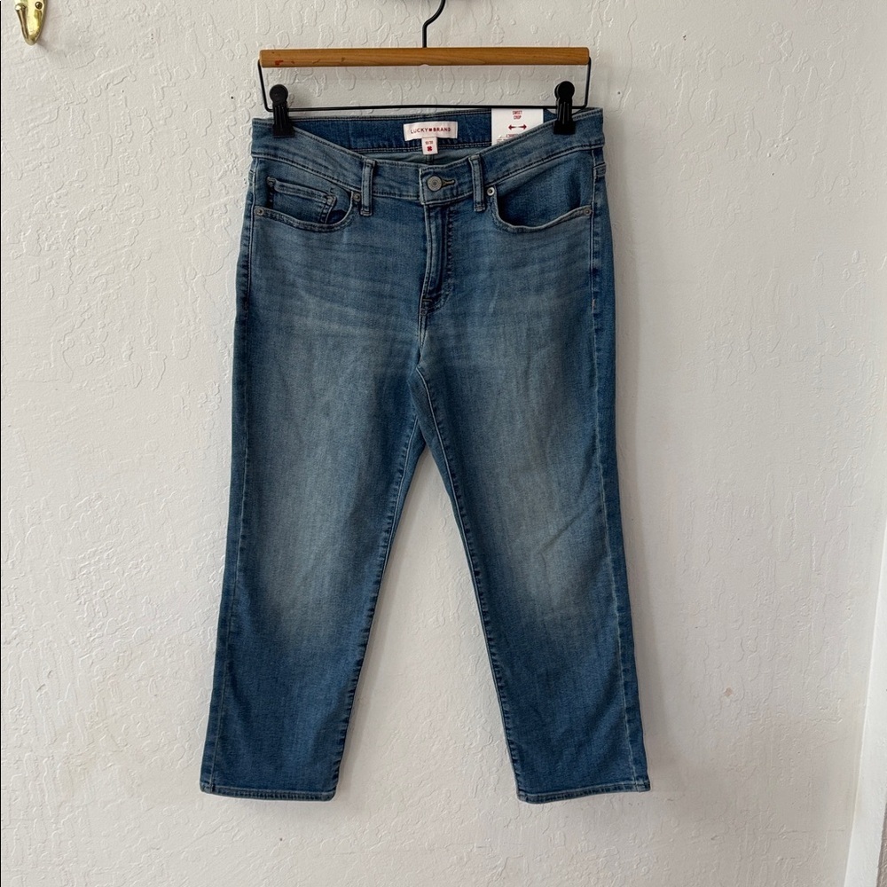 Lucky Brand Sweet Crop Mid Rise Advance Stretch Jeans 10/30 - Picture 2 of 6